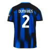 Maillot de Supporter Inter Milan Dumfries 2 Domicile 2023-24 Pour Homme